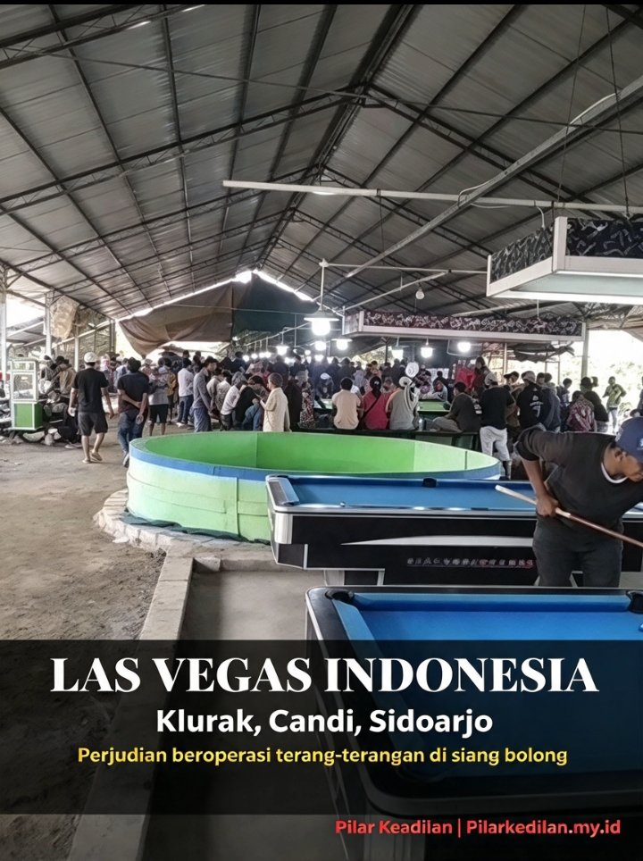 🚨 "LAS VEGAS INDONESIA" DI TENGAH WARGA — KLURAK, CANDI, SIDOARJO JADI SARANG PERJUDIAN TERBUKA